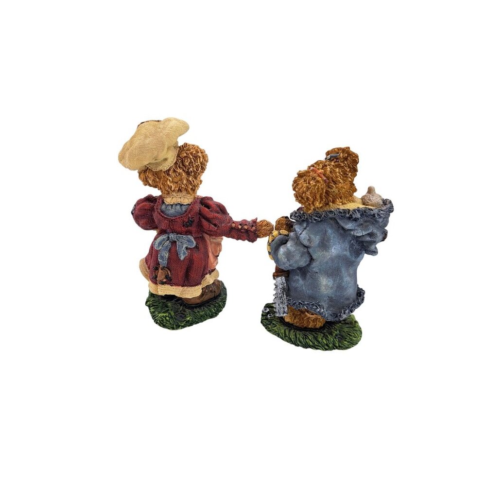 Vintage Boyds Bears Ark Series Noah Mrs. Noah Figurine Resin 2426 2427 Set of 2 - Picture 8 of 10